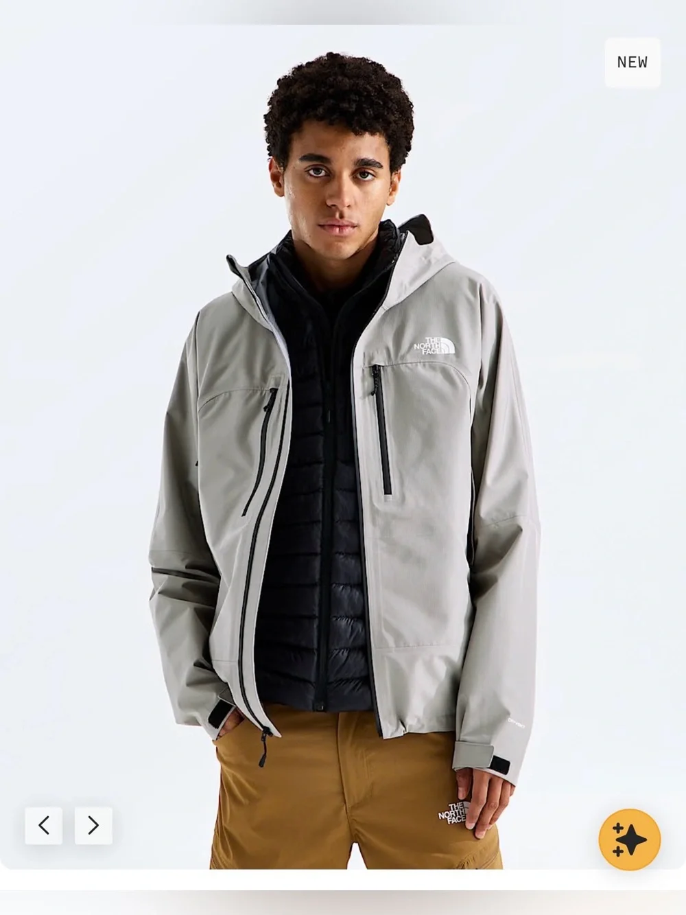 The North Face Valley View Jacket Rainstopper Winter Puffer 2 in 1 , Large